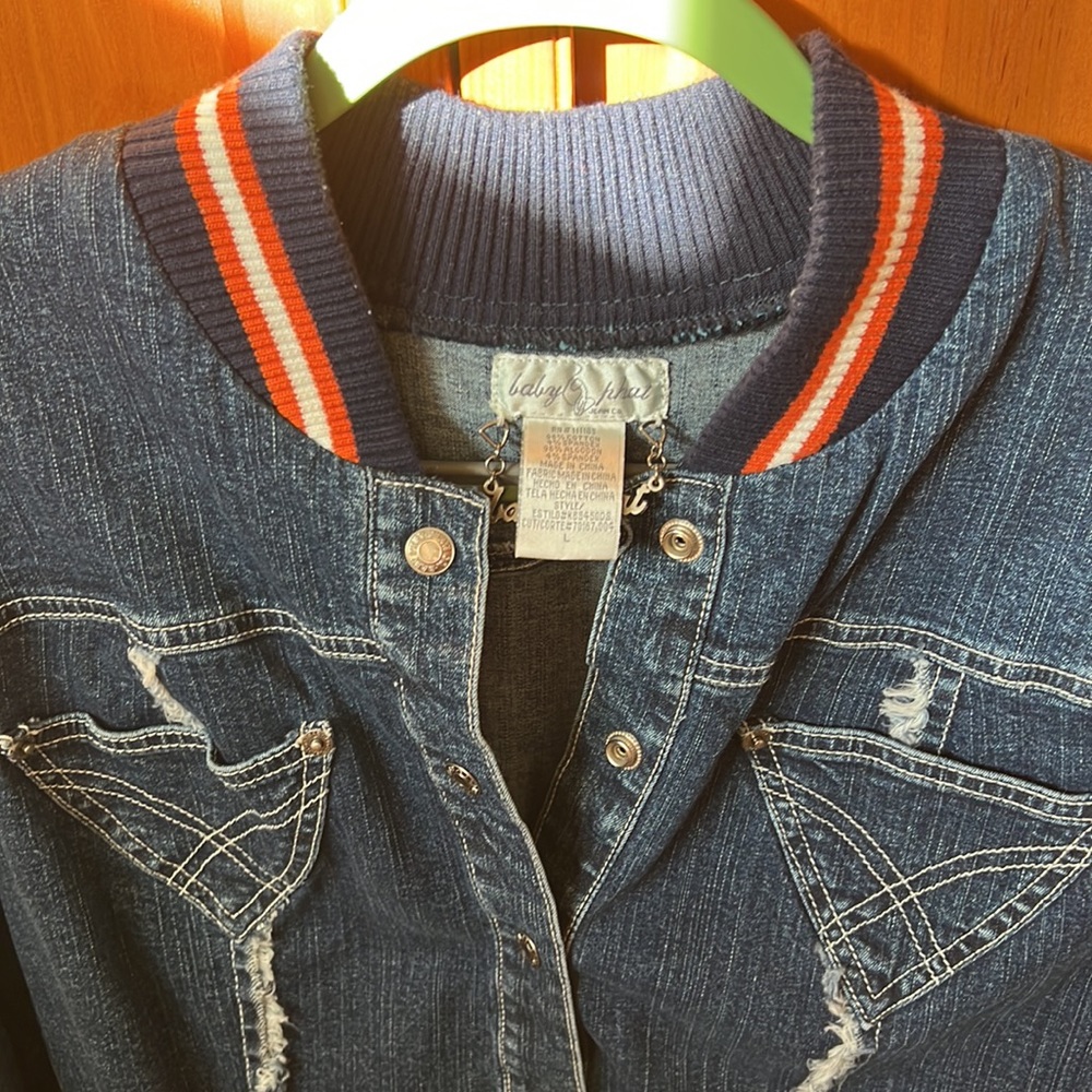Old school Baby Phat jean jacket! Worn once or twice. - Picture 3 of 13